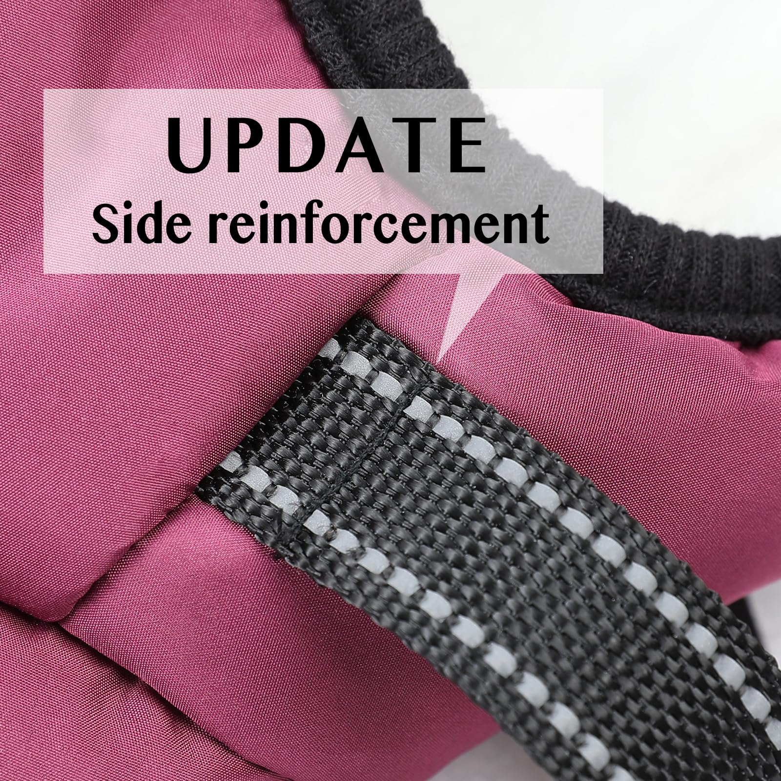 Aiboria dog coat reinforced zipper prevents snagging during outdoor play.