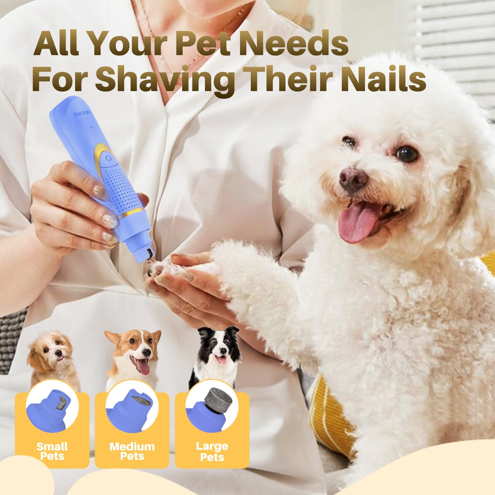 AIBORS ergonomic handle design for comfortable extended grooming sessions.