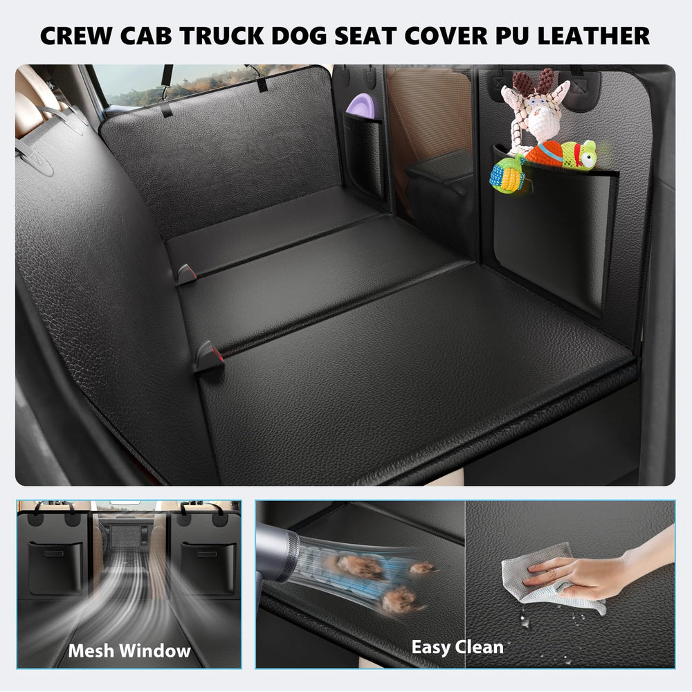 AIEDOULER breathable mesh window helps pets stay connected during rides.