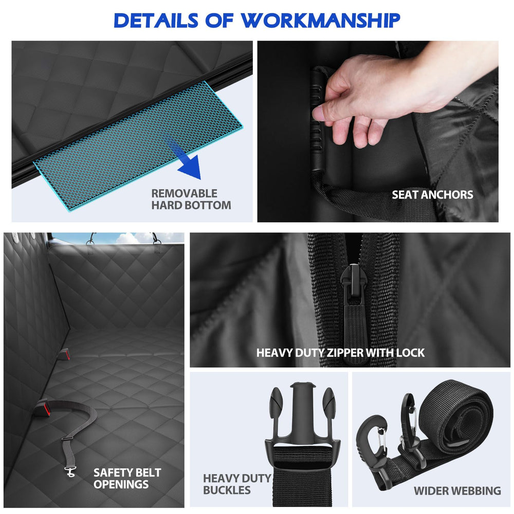 AIEDOULER breathable-mesh-window eases travel anxiety with visual contact.
