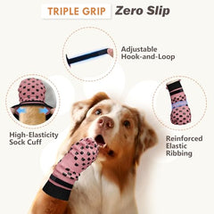 AIEDOULER grippy-traction double-sided socks for reliable traction during active play