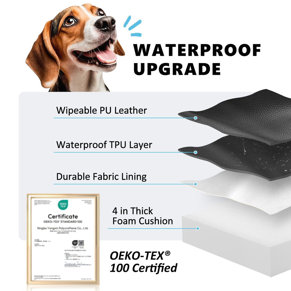 AIEDOULER 4-inch foam cushion supports joints and absorbs road vibrations.