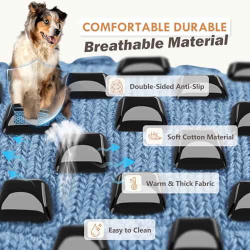 AIEDOULER paw protection socks deter licking and scratching in dogs.
