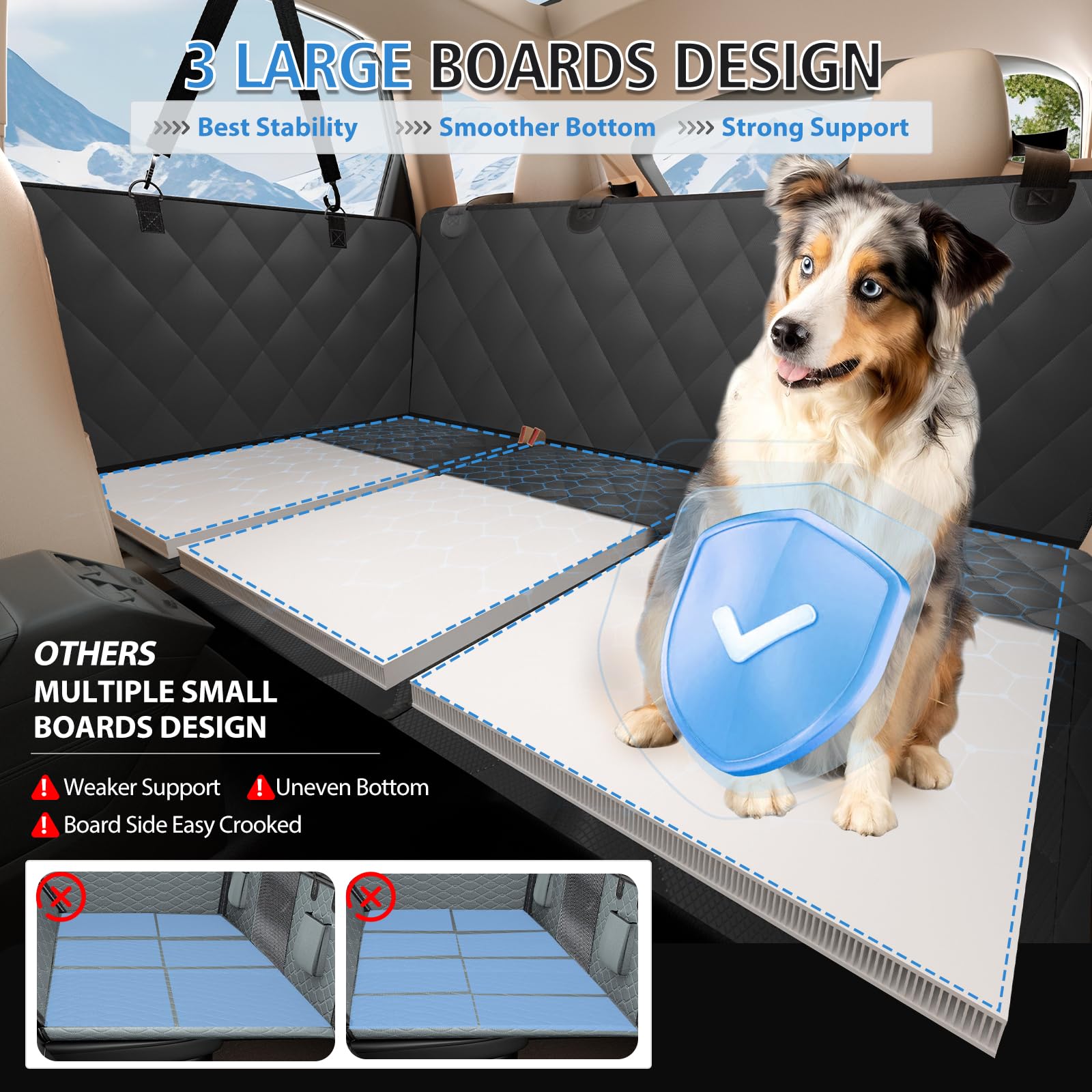 AIEDOULER waterproof material closeup shows durable protection against spills and accidents.