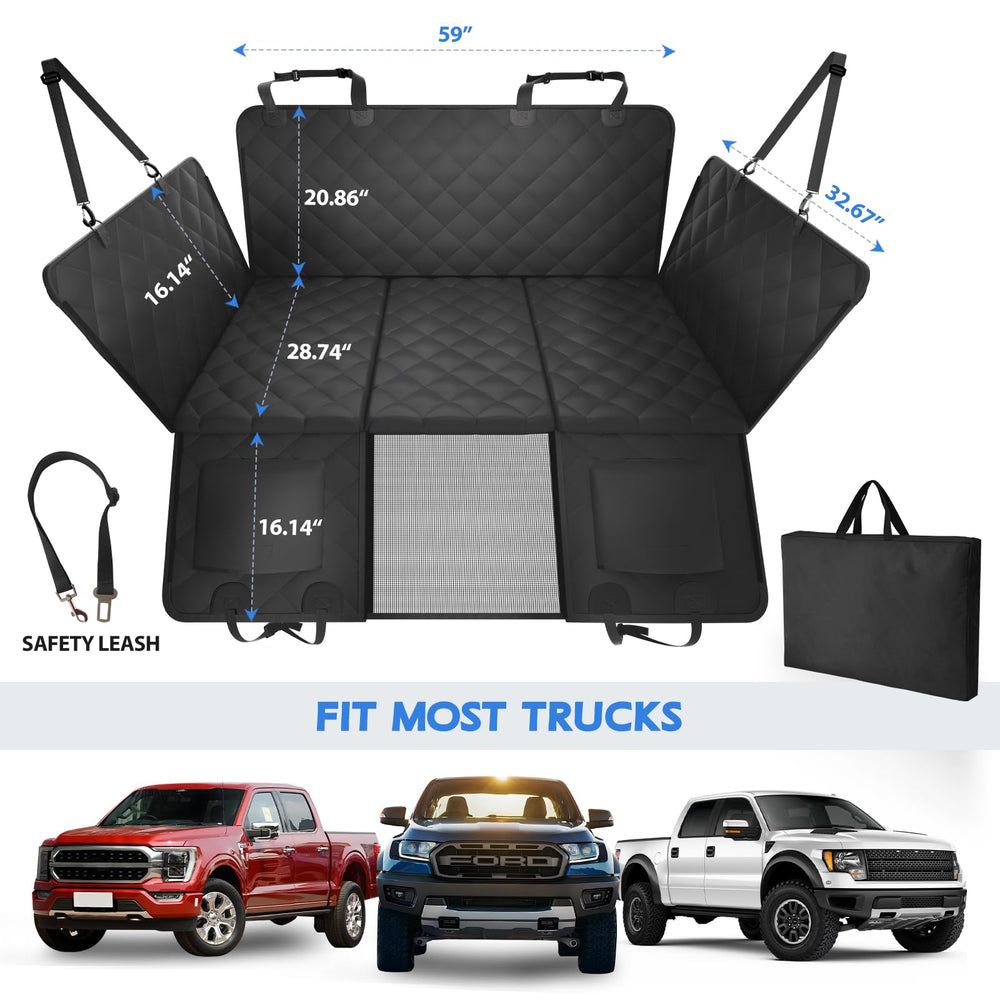AIEDOULER waterproof scratch-proof cover protects seats and resists messes.