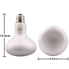 Aiicioo 150W Reptile Heat Lamp emits steady warmth to support daytime activity.