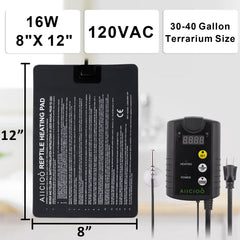 Aiicioo digital thermostat display for precise temperature control.