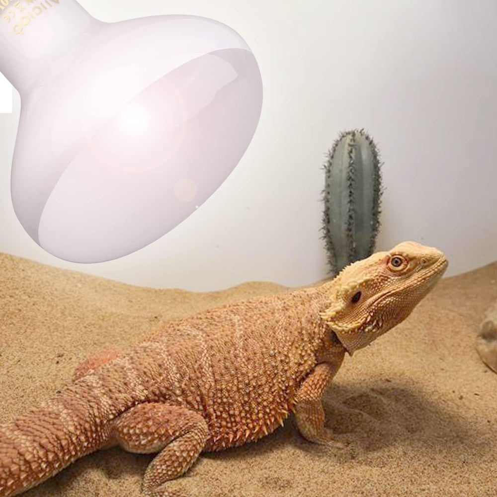 Aiicioo heat lamp features durable glass and metal for long-lasting performance.