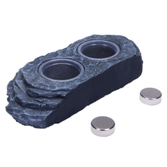 Aiicioo magnetic feeding ledge installation demonstrates quick setup for busy reptile owners