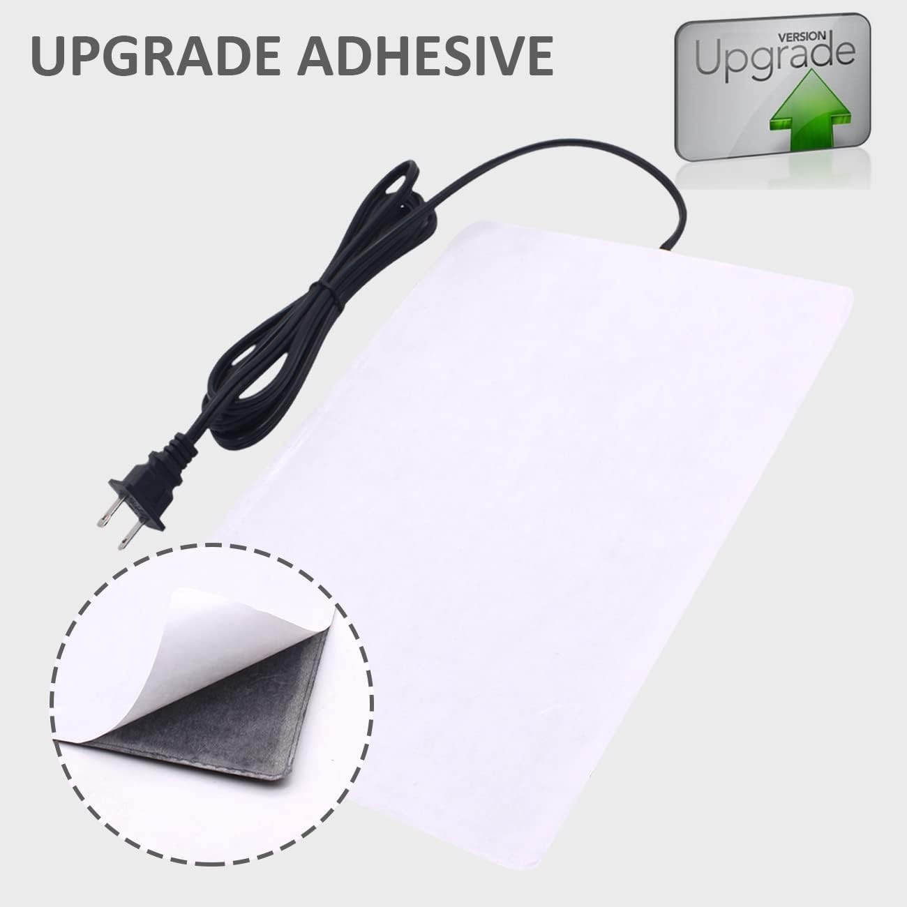 Aiicioo Reptile Heating Pad side-mount installation demonstrates flexible placement.