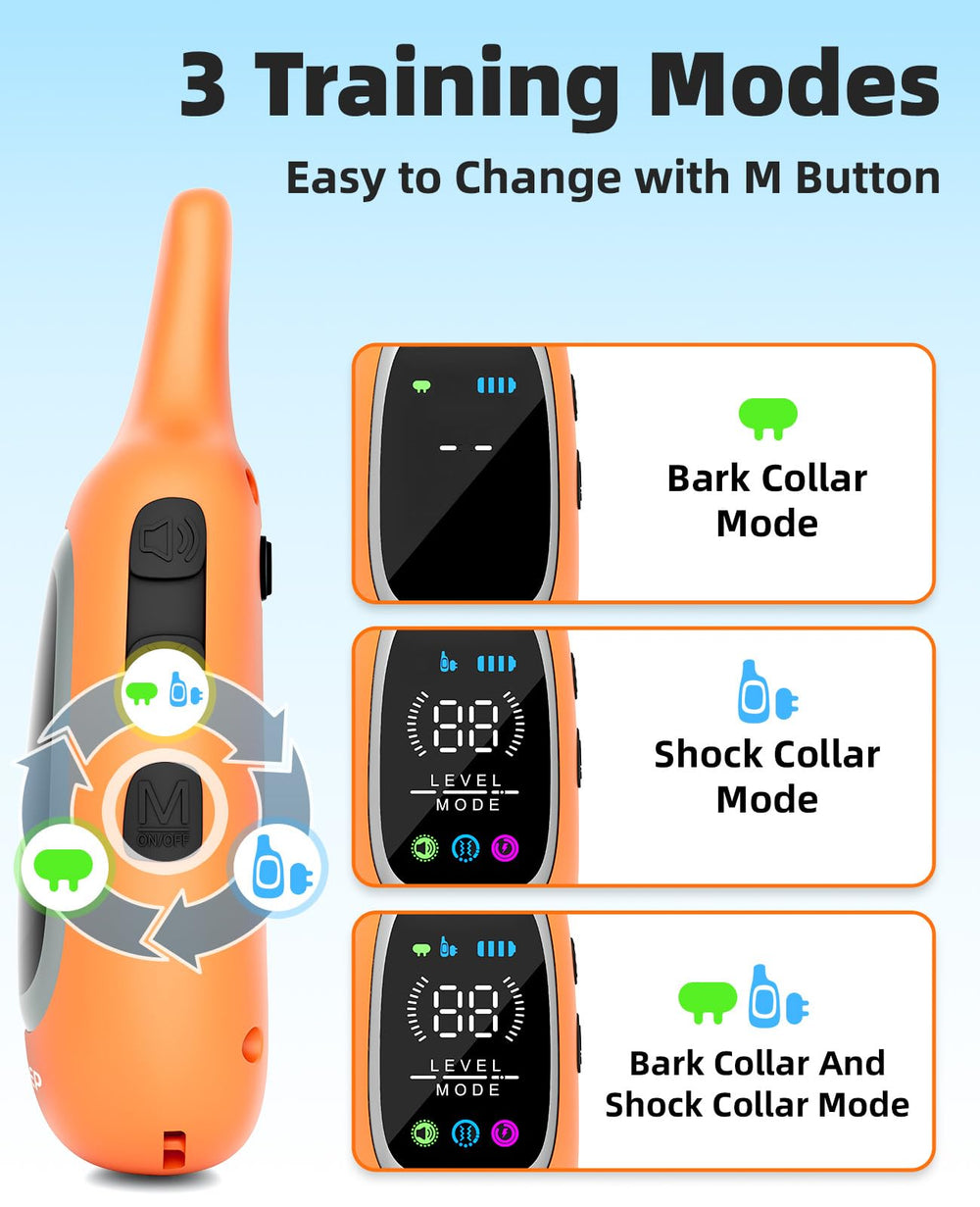 AIKEEP IP67 waterproof e collar ready for rain or swimming