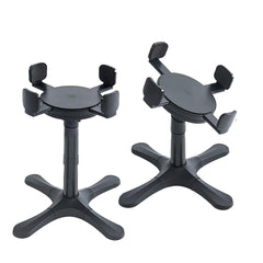 Aileway elevated dog bowl stand with adjustable height and width for growing dogs.