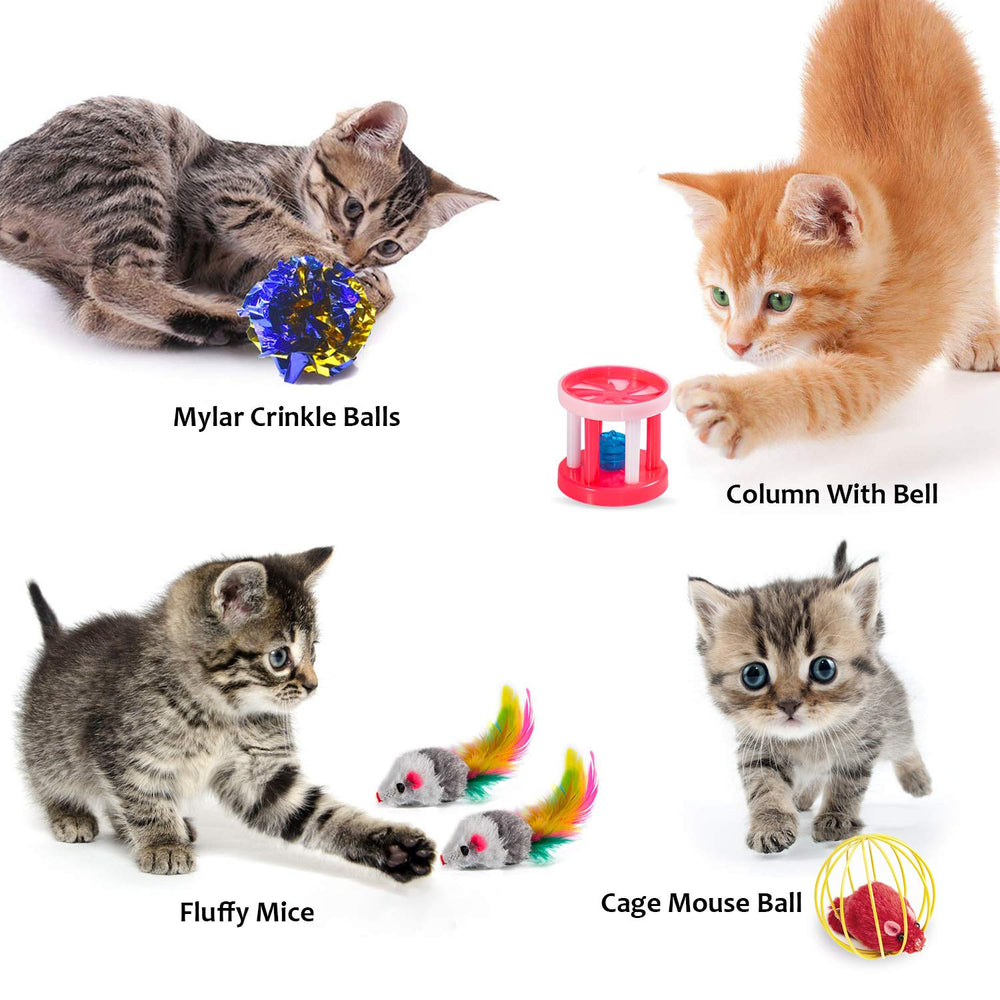AILUKI mice cat toys invite stalking and batting fun.