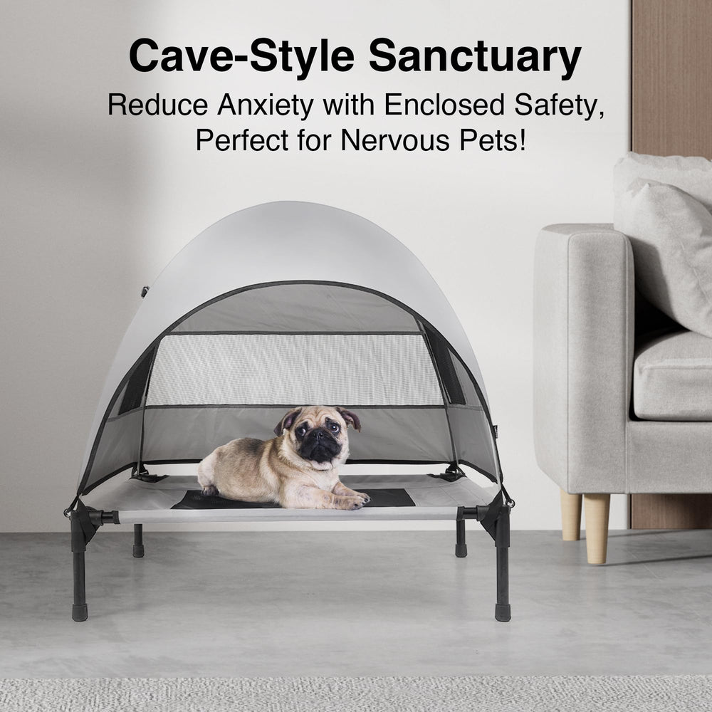 Aimease camping dog bed supports versatile adventures during trips