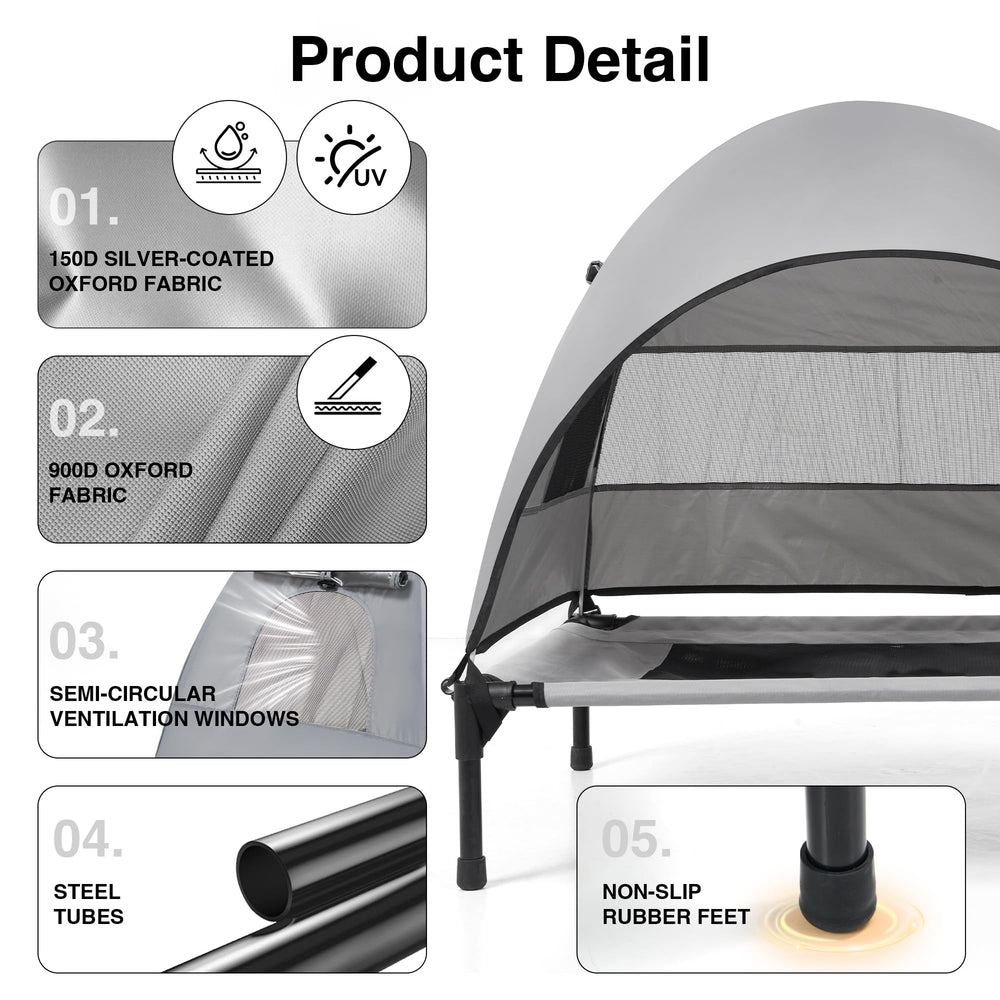 Aimease portable setup unfolds quickly for camping or beach trips