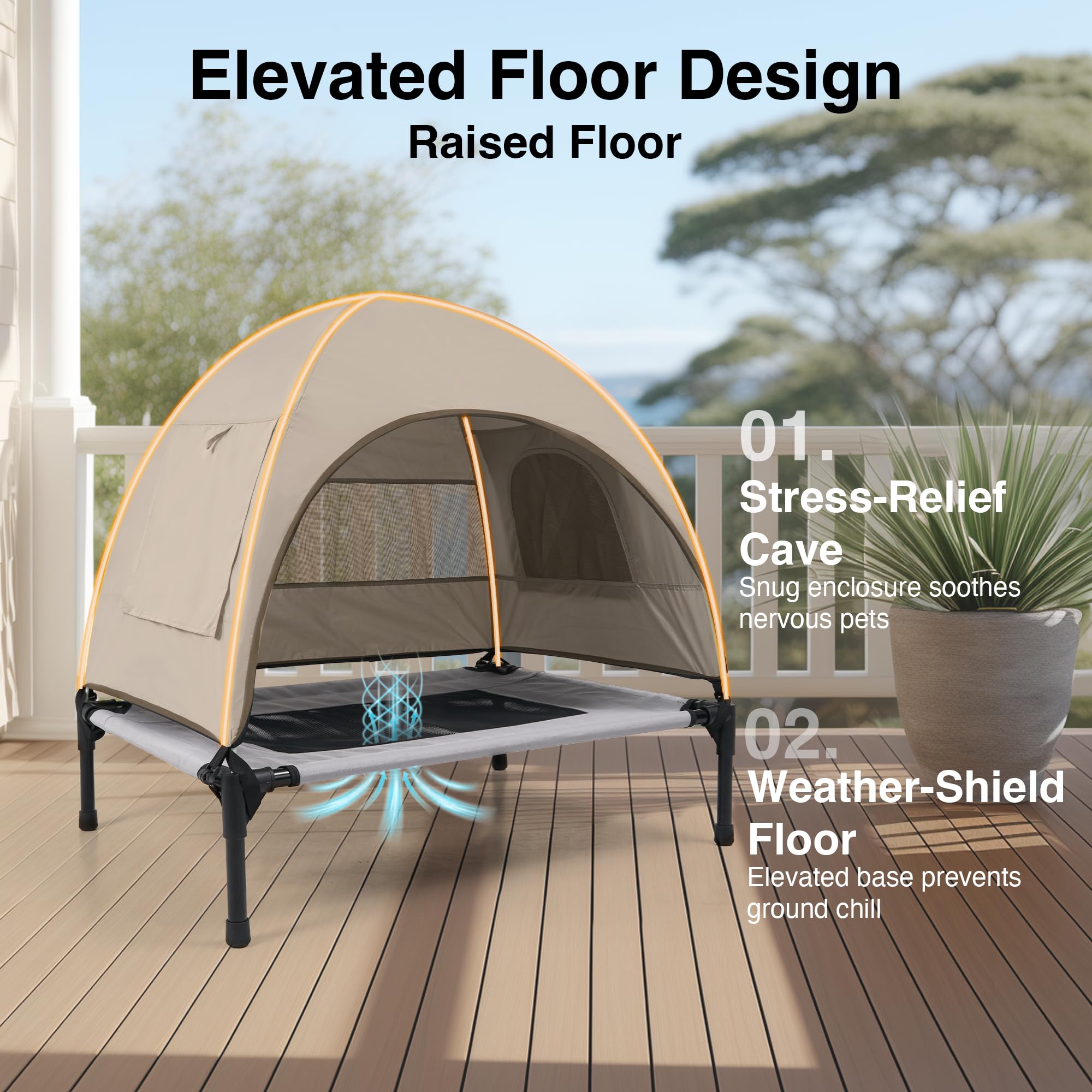 Aimease waterproof base demonstrates outdoor durability against moisture