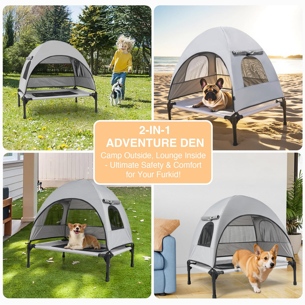 Aimease all-season bed designed for indoor and outdoor comfort