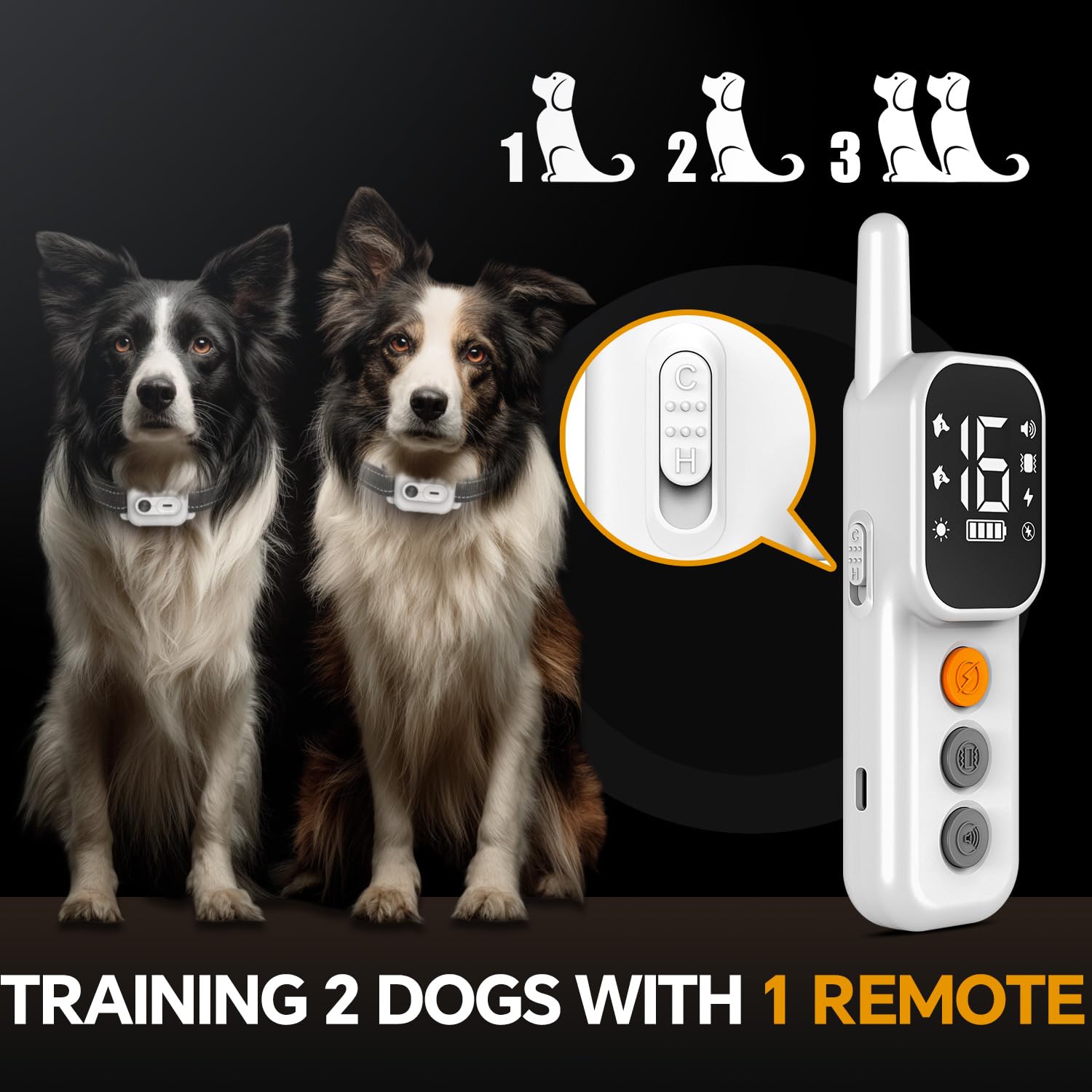 AINSYLI 3300-foot remote range enables training across yards and parks
