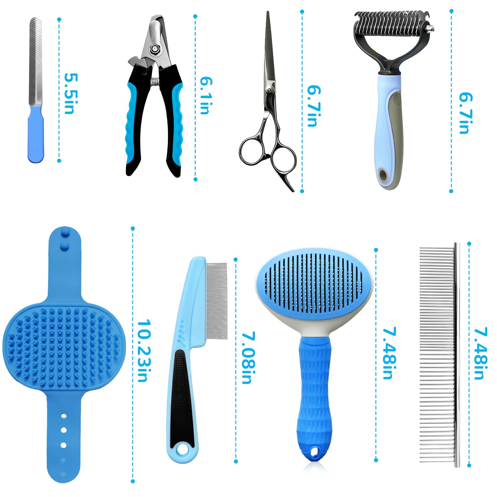 Aiolpy slicker brush close-up highlighting effective shedding reduction and gentle detangling.