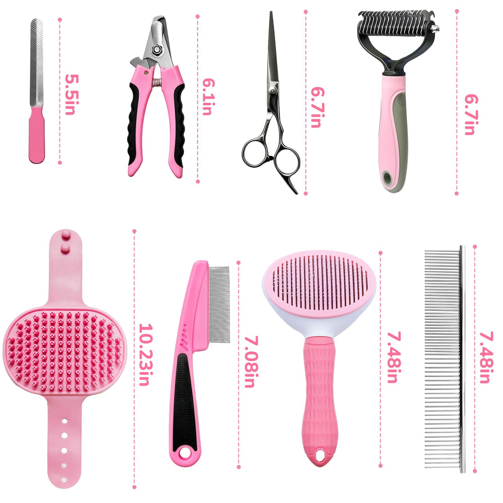 Aiolpy dual-sided comb coarse and fine teeth for versatile grooming