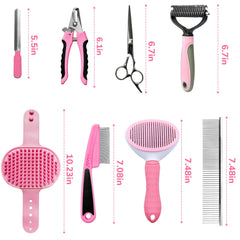 Aiolpy dual-sided comb coarse and fine teeth for versatile grooming