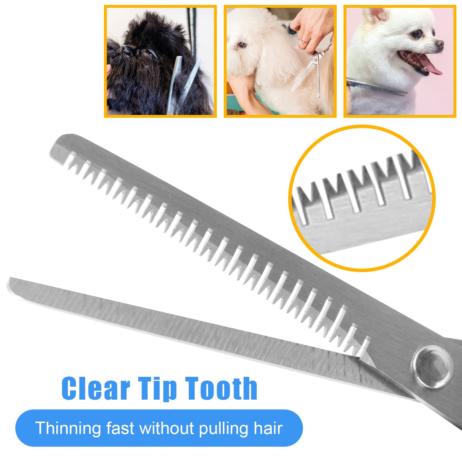 Aiolpy Pet Grooming Kit massage brush providing soothing grooming sessions