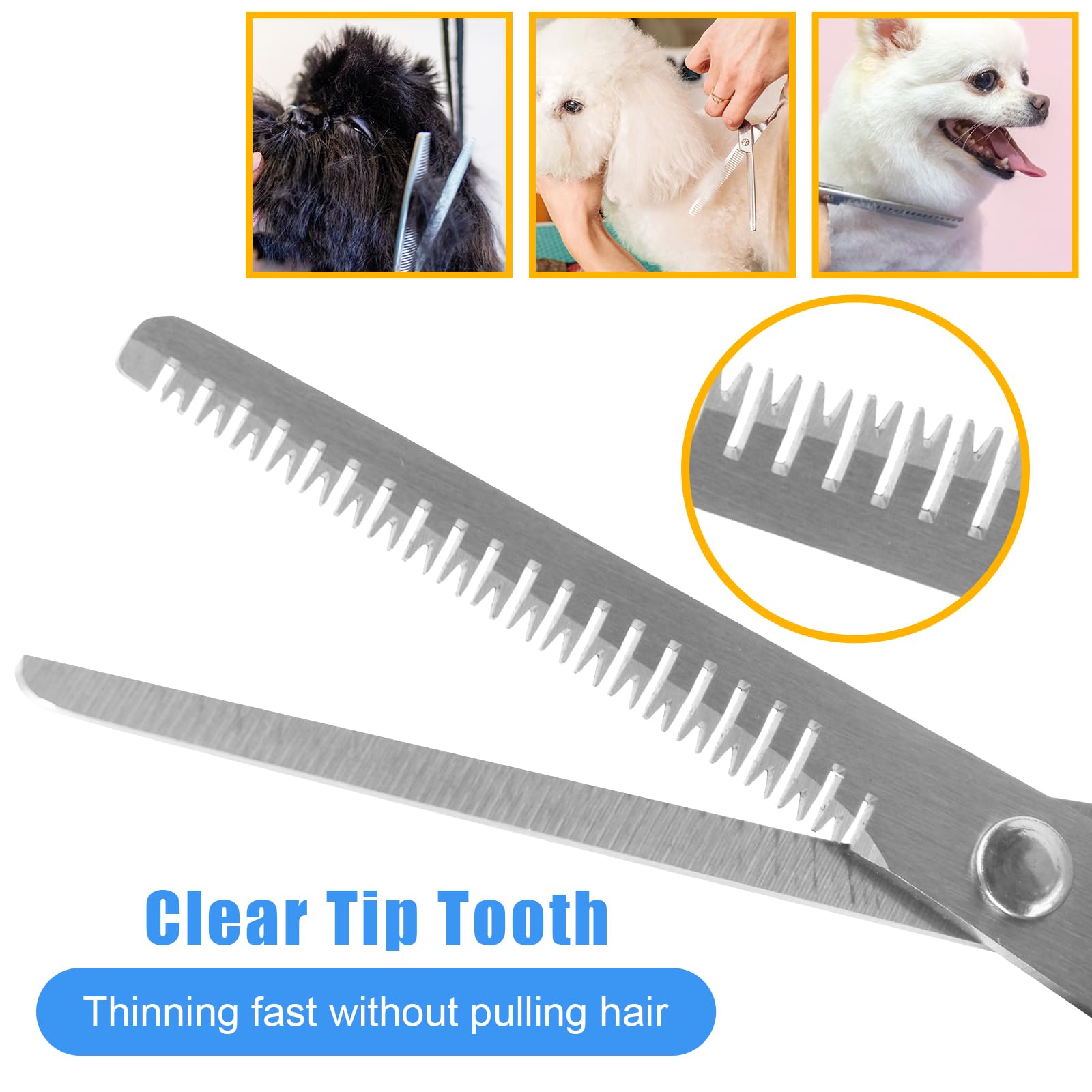 Aiolpy pet grooming kit massage brush provides relaxing coat massage