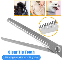 Aiolpy Pet Grooming Kit massage brush providing soothing grooming sessions