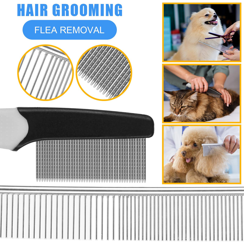 Aiolpy Pet Grooming Kit slicker brush lifting debris and detangling knots