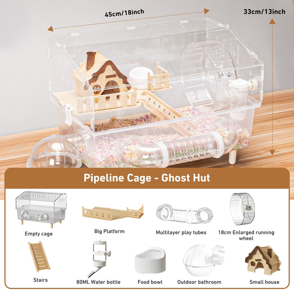 Aipawzz hamster cage chew deterrent design helps protect surfaces.