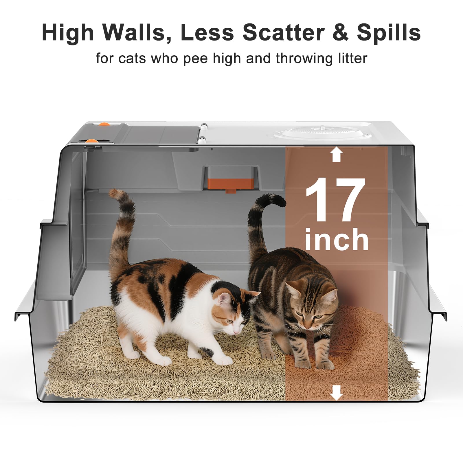 AIPERRO carbon-zone area accepts charcoal bags to neutralize odors.