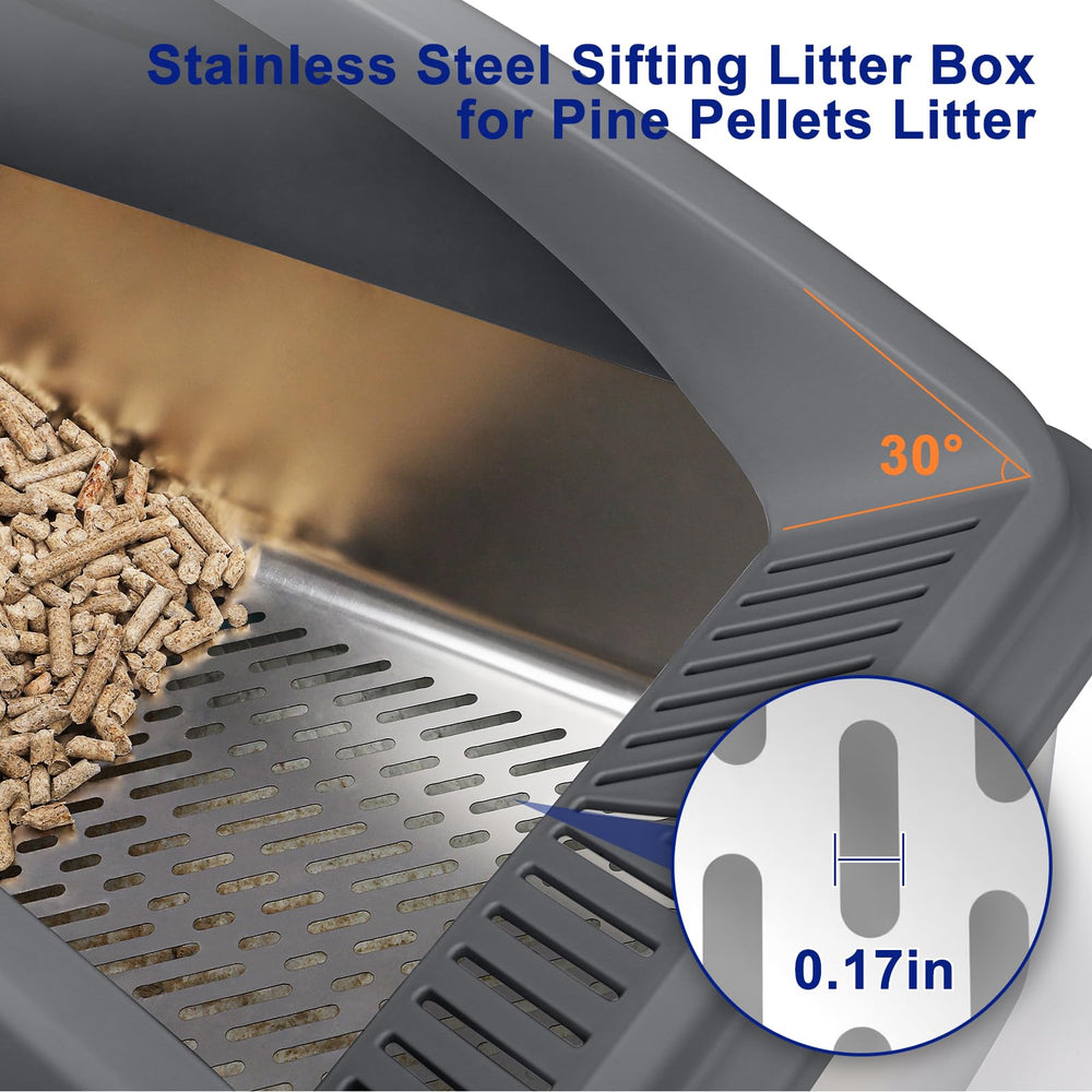 AIPERRO dual-layer sifting system enables efficient pellet separation and dust control.