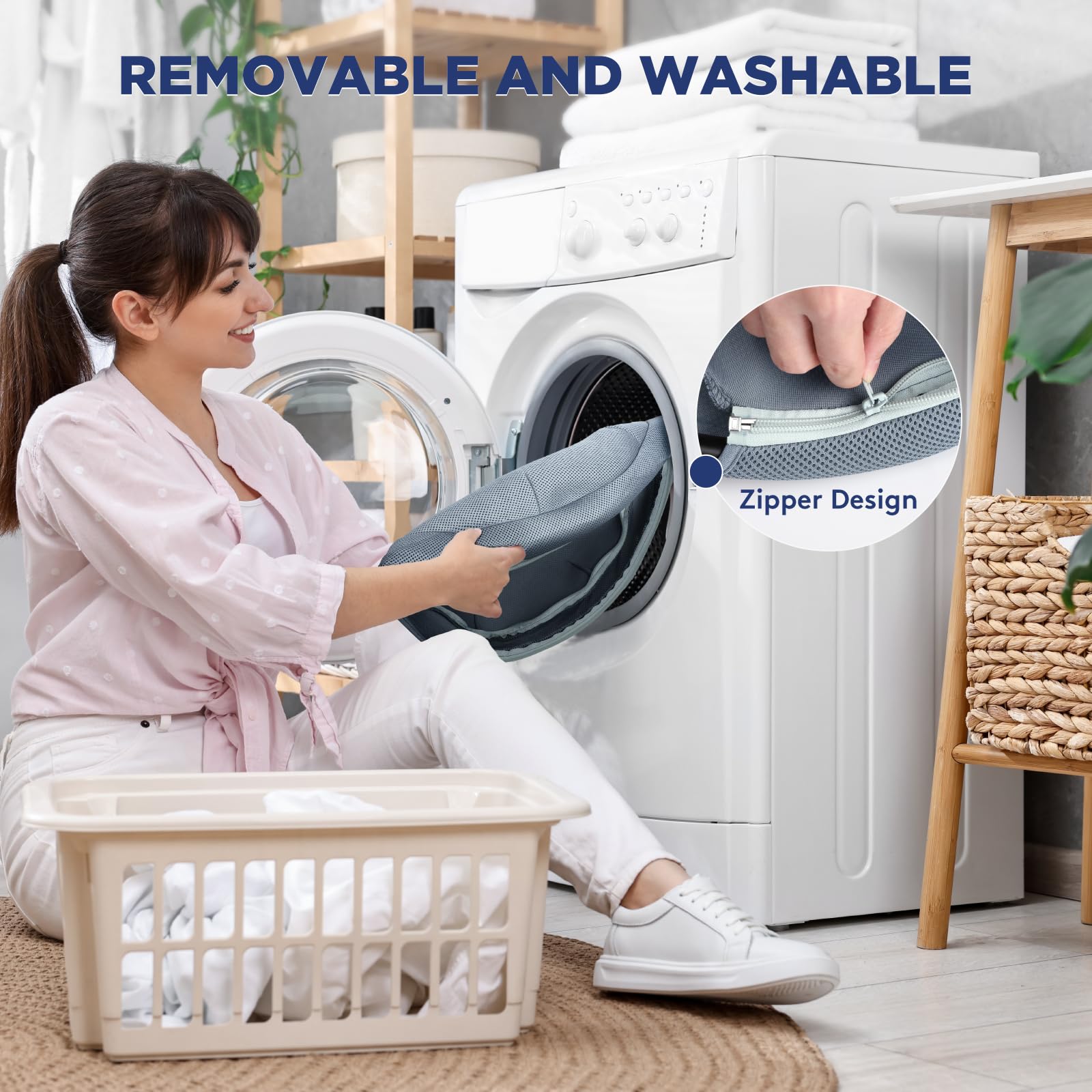 AIPERRO Foldable Cat Desk Bed removable cover makes laundry day quick and easy.