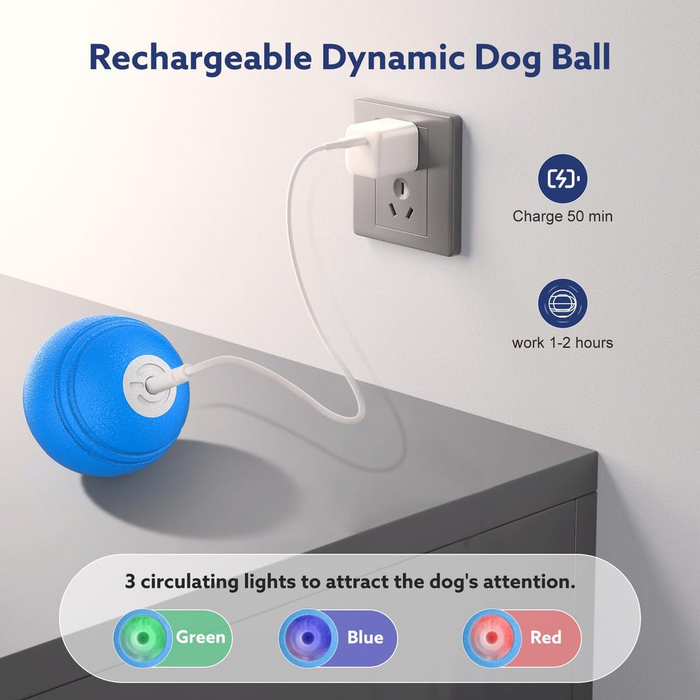 AIPERRO interactive dog ball easy-clean design for quick rinse after play