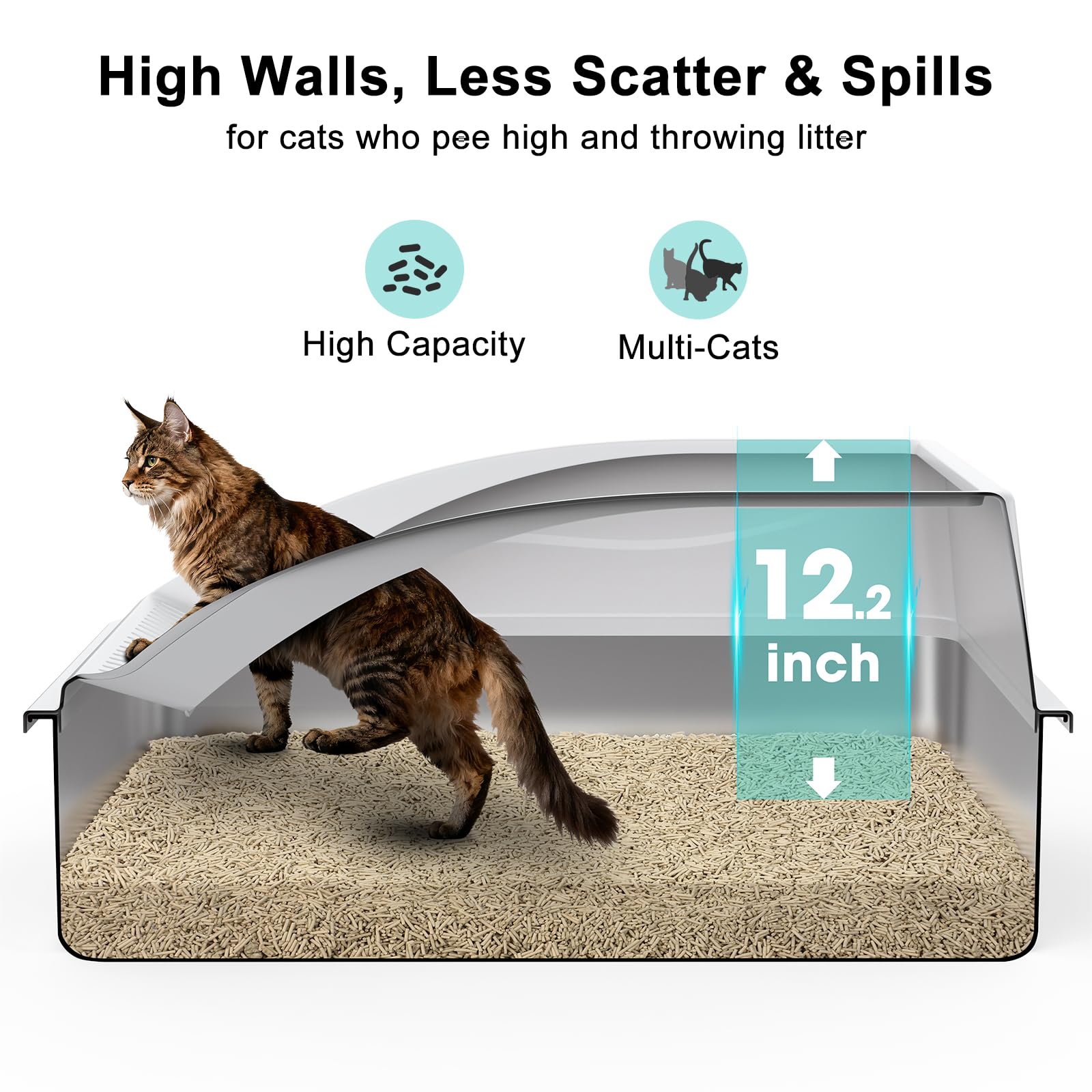 AIPERRO non-porous surface cleans quickly for a hygienic home