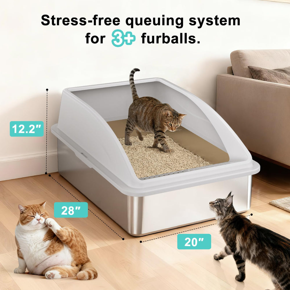 AIPERRO patented 30-degree filter reduces litter tracking for tidier rooms