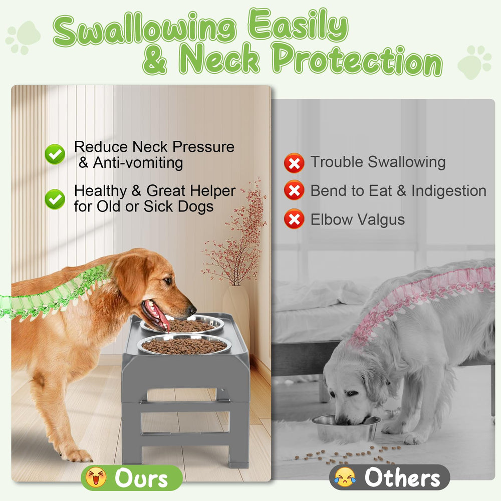 AirMX height-adjustment-steps offer four heights for growing dogs.
