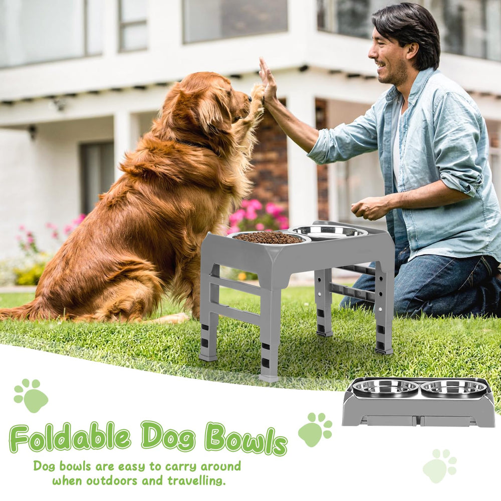 AirMX rounded-bowl-edges protect pets from bumps during feeding.