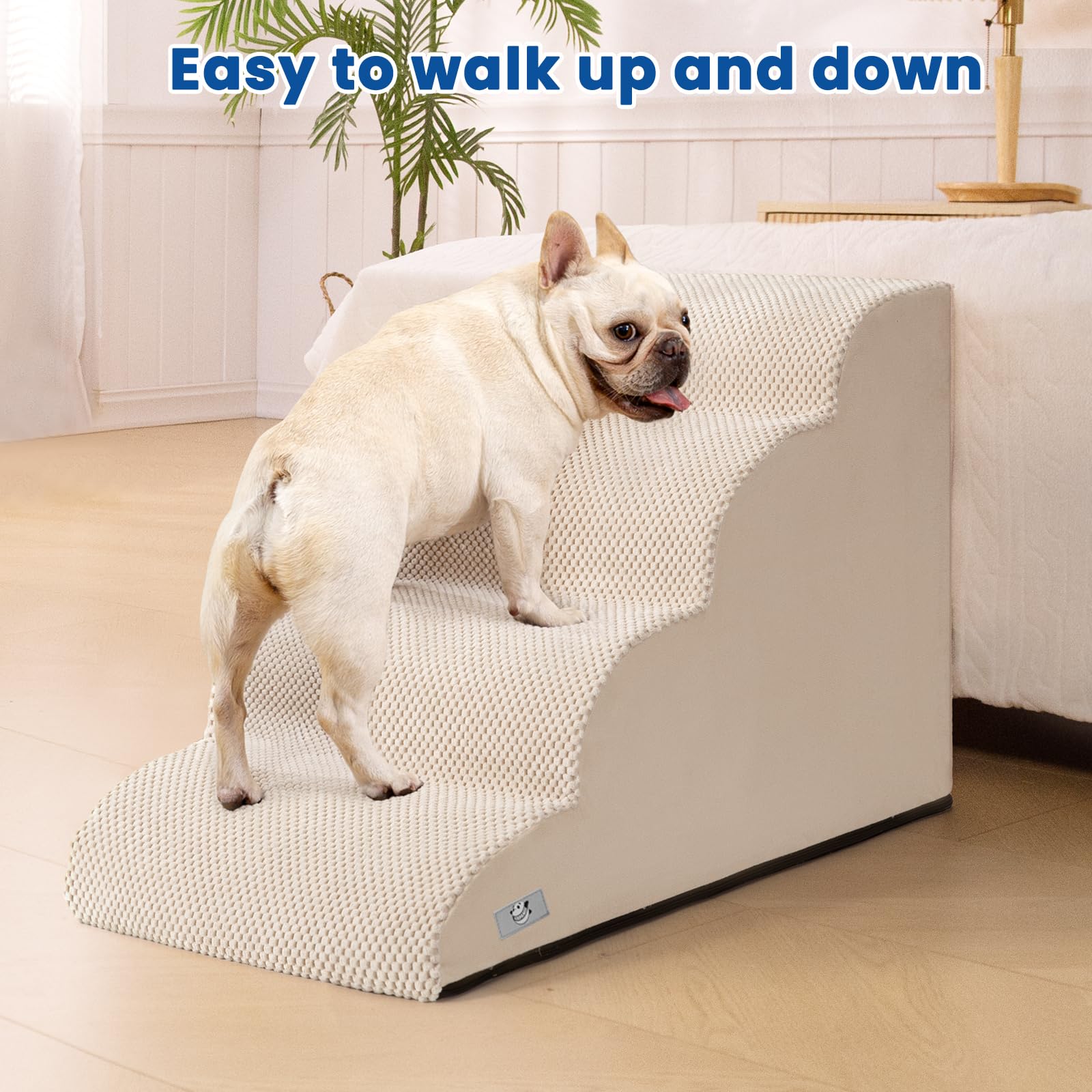 Airpanda dog steps assembly-storage; vacuum-packed delivery with easy expansion