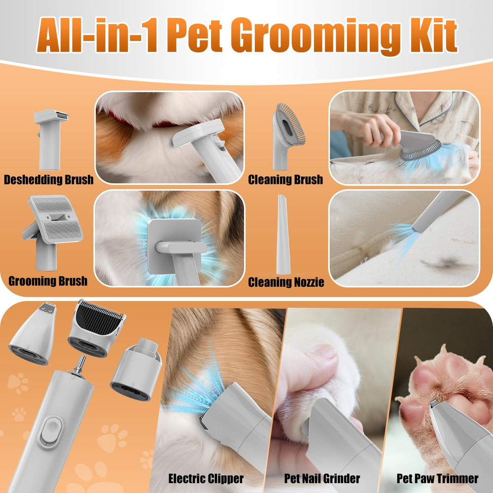 AIRROBO PG100 Plus 8-in-1 tools enable comprehensive pet care at home
