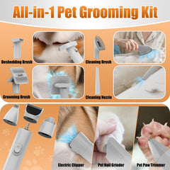 AIRROBO PG100 Plus 8-in-1 tools enable comprehensive pet care at home