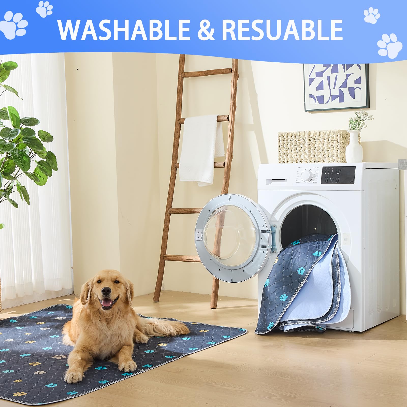 Aitmexcn puppy pad kennel crate travel use protects in kennels and cars during trips
