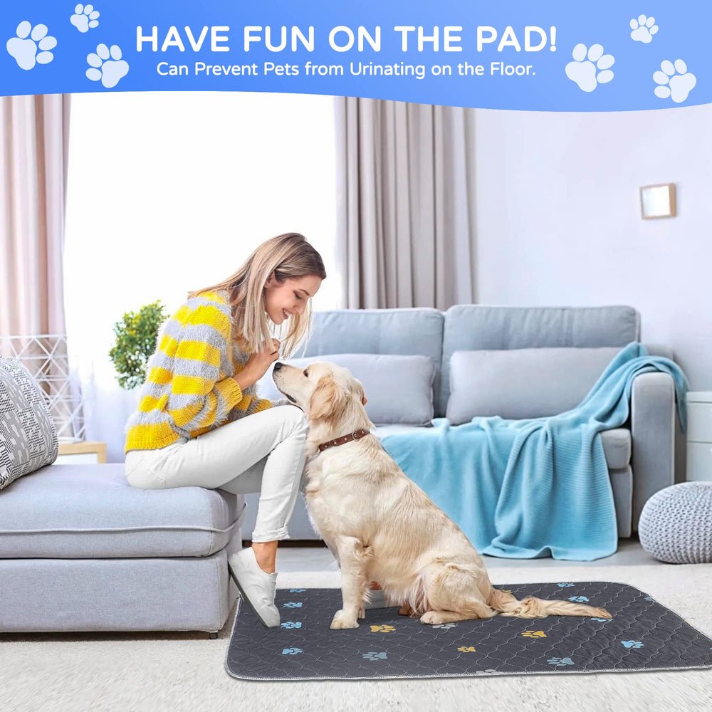 Aitmexcn washable puppy pad 4-layer structure adds durability for long-term use