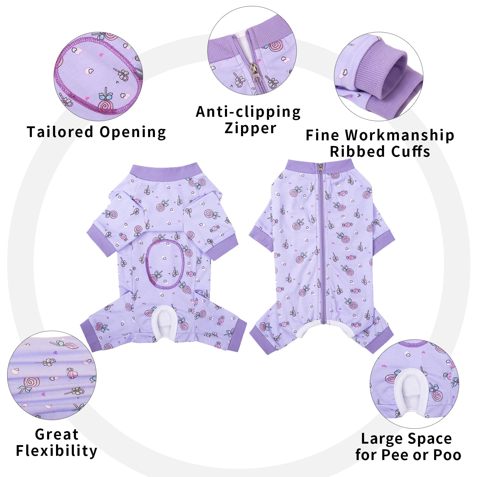 AITOLI cat recovery suit aids shedding management and skin comfort