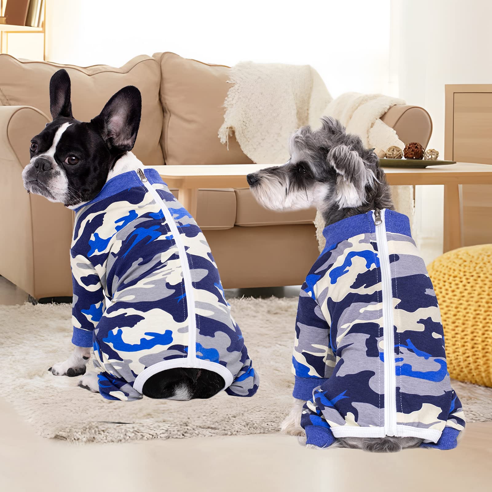 AITOLI dog surgery recovery suit abdominal area view highlights targeted wound care during recovery.