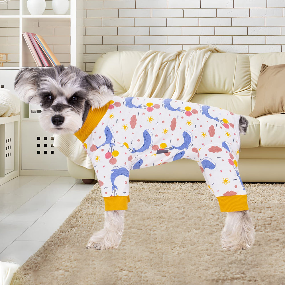 AITOLI dog surgery recovery suit long sleeve protects fur and aids indoor cleanliness