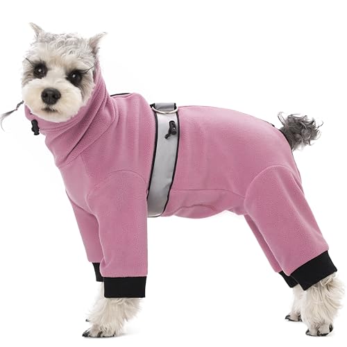 AITOLI dog winter coat with reflective strip improves visibility for twilight strolls