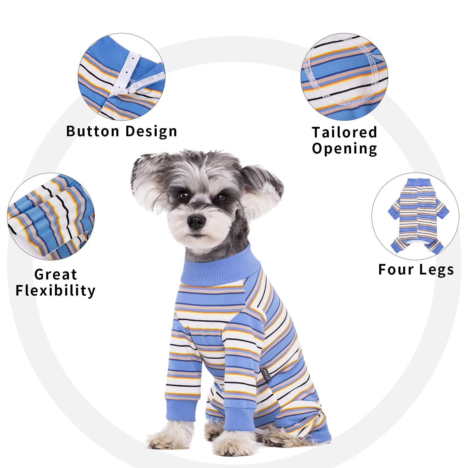 AITOLI recovery-suit-snap-buttons-back shows easy dressing with hair-friendly closures