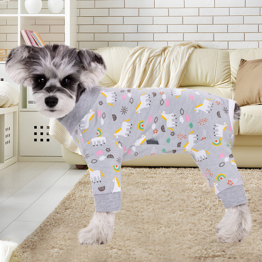 AITOLI recovery suit features pee cutout for male dogs during recovery