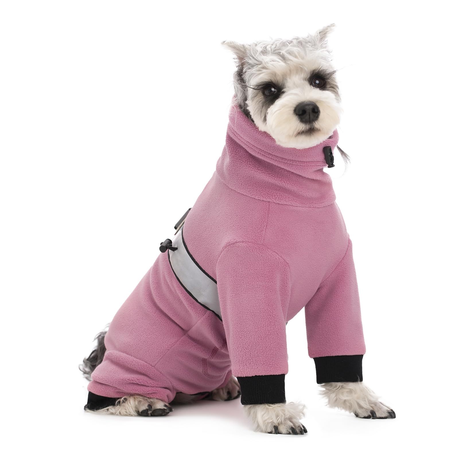 AITOLI warm pajama bodysuit features pee-cut for easy bathroom breaks on adventurous dogs